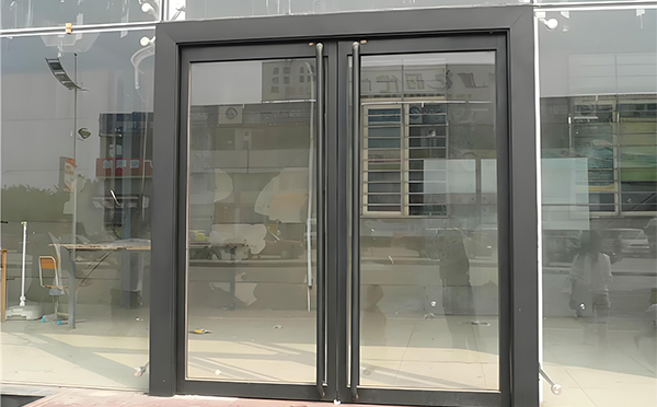 宁强玻璃地弹门
