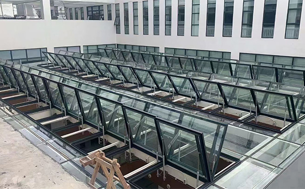 百安科技有限公司近期宁强排烟窗项目案例分享